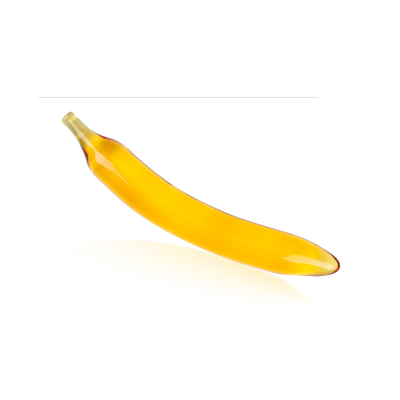 Banana Aubergine Luffa Glass Dildo Fetish Sex Toy Pyrex Massage Sexual Stimulator Masturbator